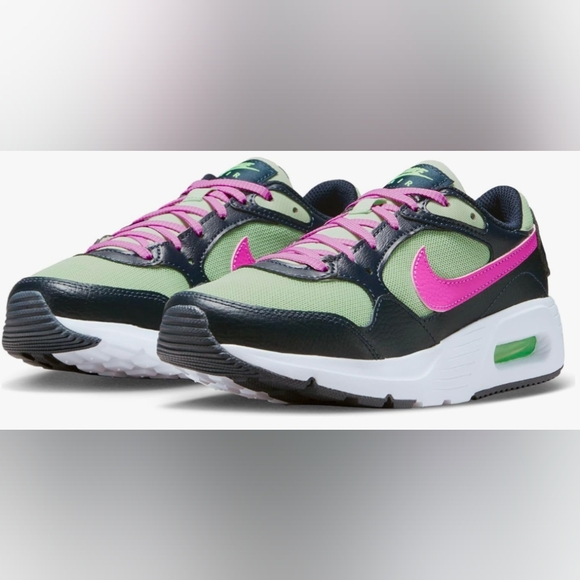 Nike Air Max SC GS 'Honeydew Fuchsia Dream’ Low Sneakers Size 7Y NWOT MSRP $74.9 - Picture 2 of 11
